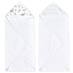 Towels + Cloths-aden + anais essentials Hooded Towel (2 Pack)