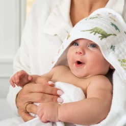 Towels + Cloths-aden + anais essentials Hooded Towel (2 Pack)