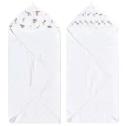 Towels + Cloths-aden + anais essentials Hooded Towel (2 Pack)