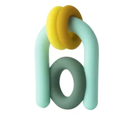 Teethers|Pacifiers + Clips-Boon Inc. HoopSiliconeTeether