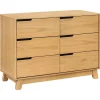 Dressers|Wck Exclusive Furniture-Babyletto Hudson Double Dresser - Honey