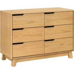 Dressers|Wck Exclusive Furniture-Babyletto Hudson Double Dresser - Honey