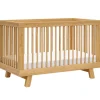 Wck Exclusive Furniture|Convertible Cribs-Babyletto Hudson 3-in-1 Convertible Crib - Honey