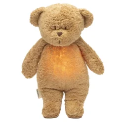 Plush Animals|Sound + Light Machines-Moonie Humming Bear with Lamp