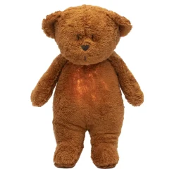 Plush Animals|Sound + Light Machines-Moonie Humming Bear with Lamp