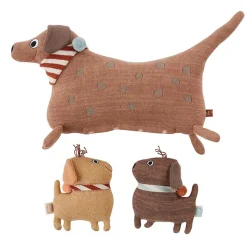 Plush Animals-OYOY Hunsi Stuffed Dog