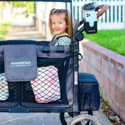 Stroller Accessories-WonderFold 2-in-1 Cup & Phone Holder