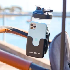 Stroller Accessories-WonderFold 2-in-1 Cup & Phone Holder