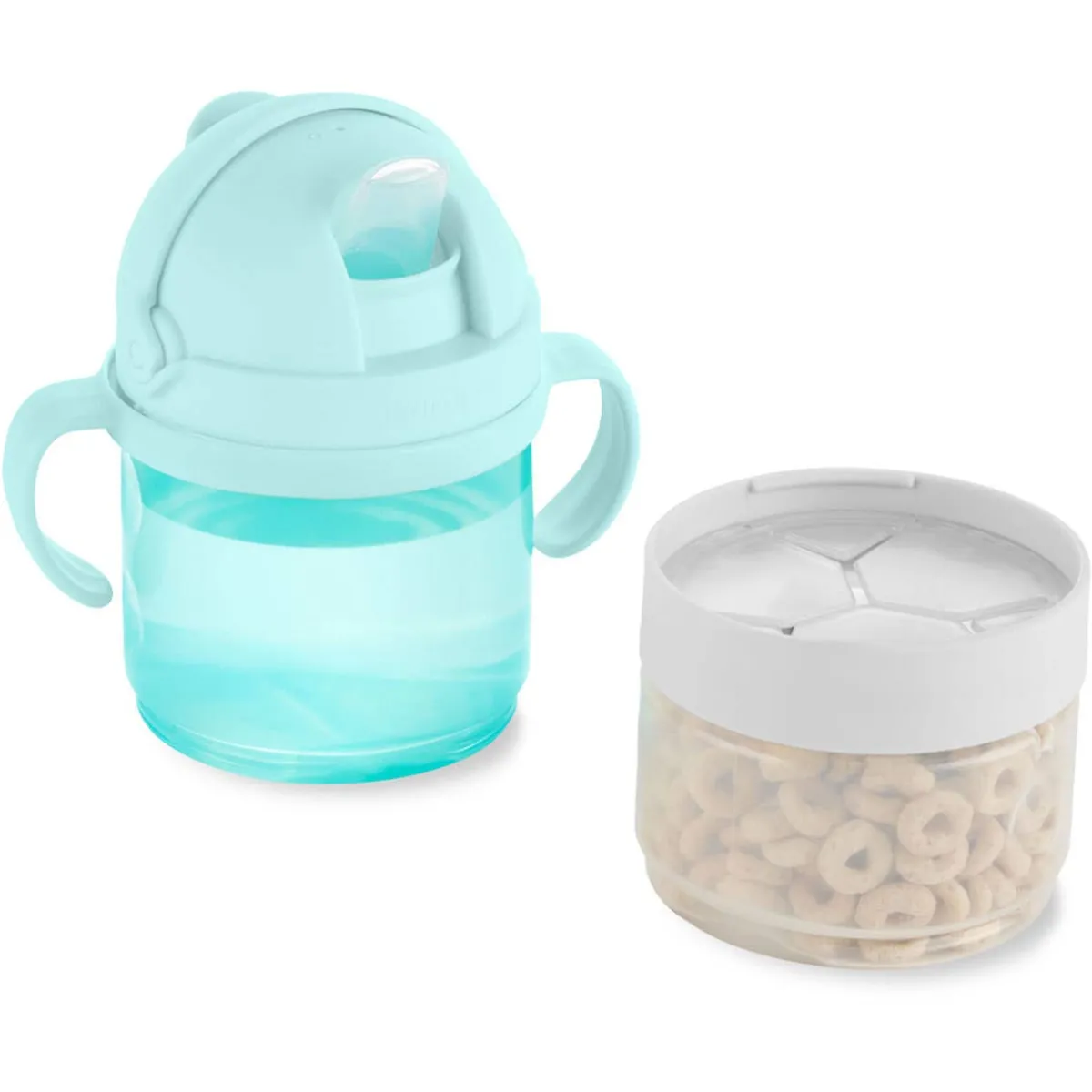 Kids Water Bottles|Feeding Sets-Skip Hop 2-in-1 Sip & Snack Set