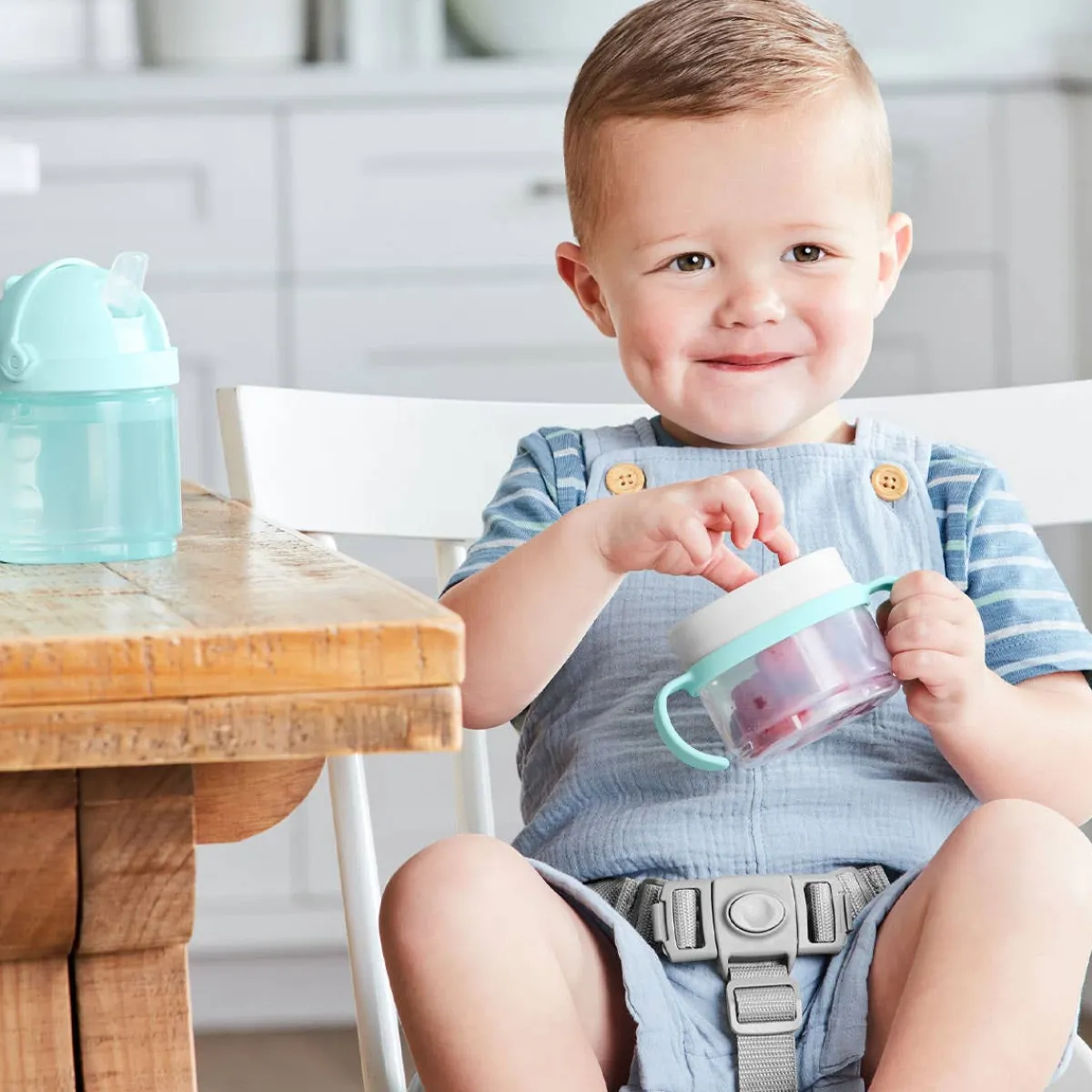 Kids Water Bottles|Feeding Sets-Skip Hop 2-in-1 Sip & Snack Set