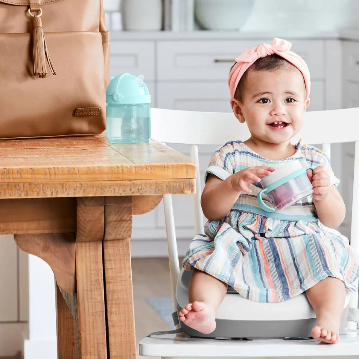 Kids Water Bottles|Feeding Sets-Skip Hop 2-in-1 Sip & Snack Set