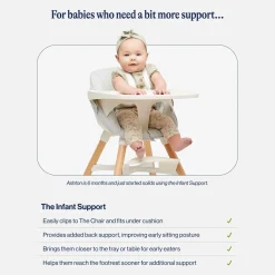 High Chairs & Boosters|Highchairs + Boosters-Lalo Infant Support Coconut