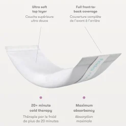 Post-Partum Underwear + Pads-Frida Mom Instant Ice Maxi Pads (8 Pack)