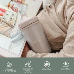 Kids Drinkware|Sippy Cups + Straw Cups-Nouka Insulated Sippy Cup