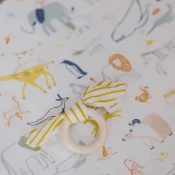 Crib Fitted Sheets-Pehr Into the Wild Crib Sheet