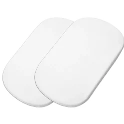 Bassinet Sheets-Maxi-Cosi Iora Bedsheets (2 Pack) White