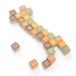 Wooden Toys|Blocks + Shape Sorters-Uncle Goose Italian ABC Blocks