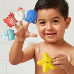 Bath Toys-Itzy Ritzy Itzy Bitzy 4 Finger Puppets