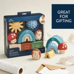 Grasping Toys-Itzy Ritzy Itzy Blocks Sensory Blocks Set