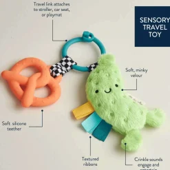 Stroller Toys|Plush Rattles + Teethers-Itzy Ritzy Itzy Pal Plush + Teether