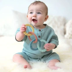 Play + Learn Toys|Grasping Toys-Itzy Ritzy Itzy Rings Linking Ring Set