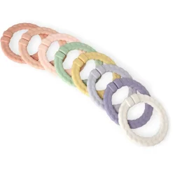Play + Learn Toys|Grasping Toys-Itzy Ritzy Itzy Rings Linking Ring Set
