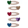 Hair Accessories-Mimi & Lula Jazzy Heart Mini Clic Clacs