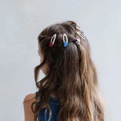 Hair Accessories-Mimi & Lula Jazzy Heart Mini Clic Clacs