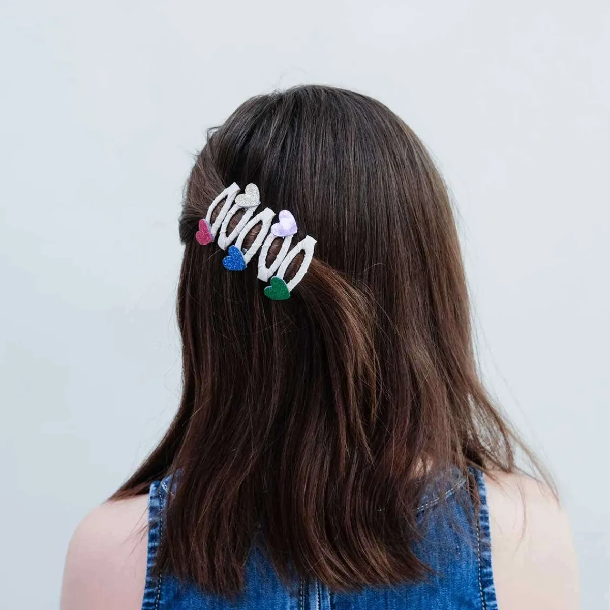 Hair Accessories-Mimi & Lula Jazzy Heart Mini Clic Clacs