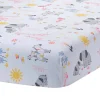 Crib Fitted Sheets-Lambs & Ivy Jazzy Jungle Crib Sheet