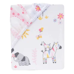 Crib Fitted Sheets-Lambs & Ivy Jazzy Jungle Crib Sheet