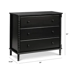 Dressers|Changer Dressers-DaVinci Jenny Lind 3 Drawer Changer Dresser