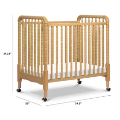 Mini Cribs-DaVinci Jenny Lind 3-in-1 Mini Crib