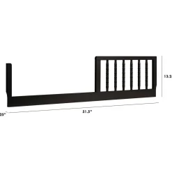 Toddler Rails|Crib-To-Toddler Kits-DaVinci Jenny Lind Toddler Conversion Kit