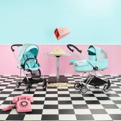 Travel Strollers-Cybex Jeremy Scott Cars Mios 3 Stroller