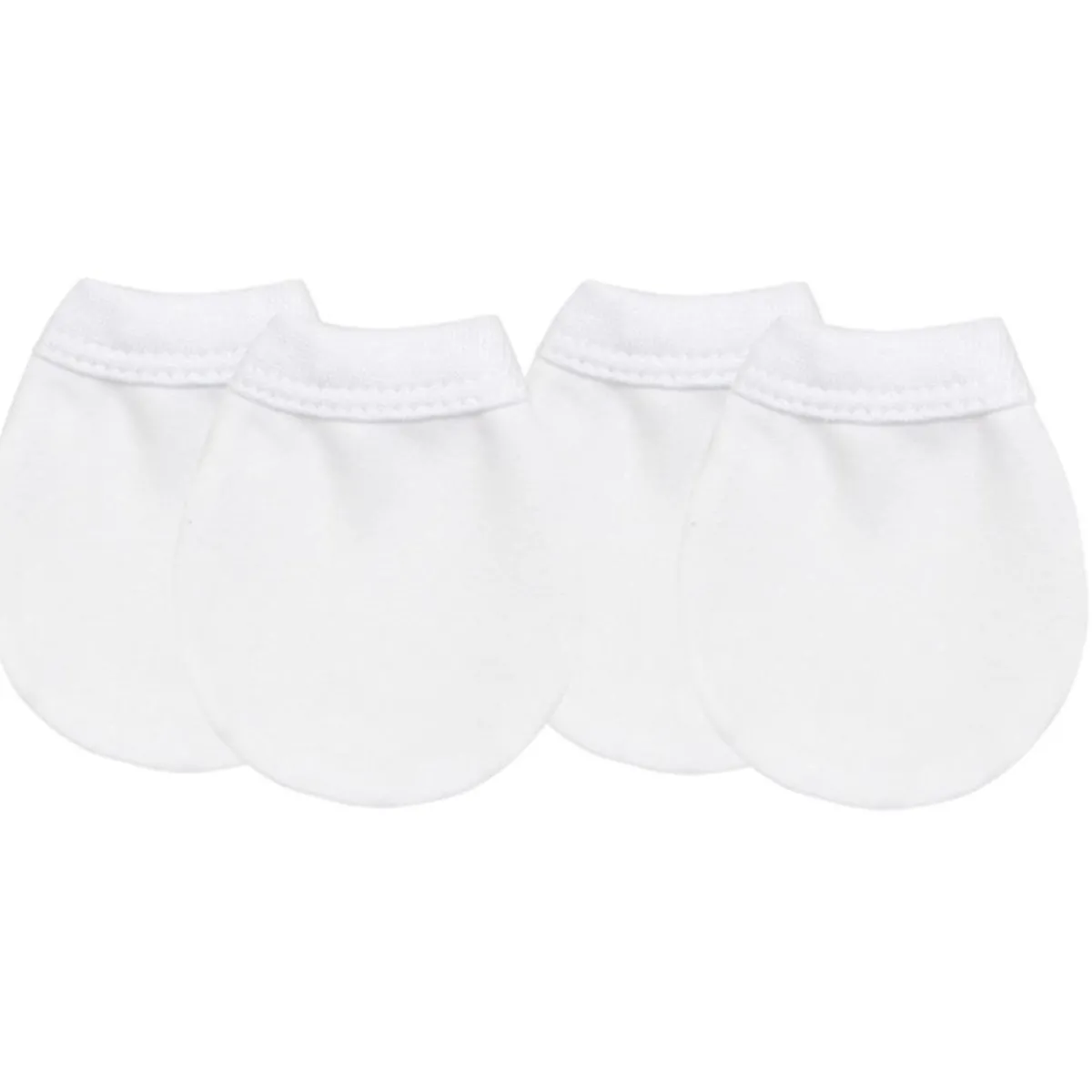Infant Scratch Mitts-Kushies Jersey No-Scratch Mitts (2 Pack)