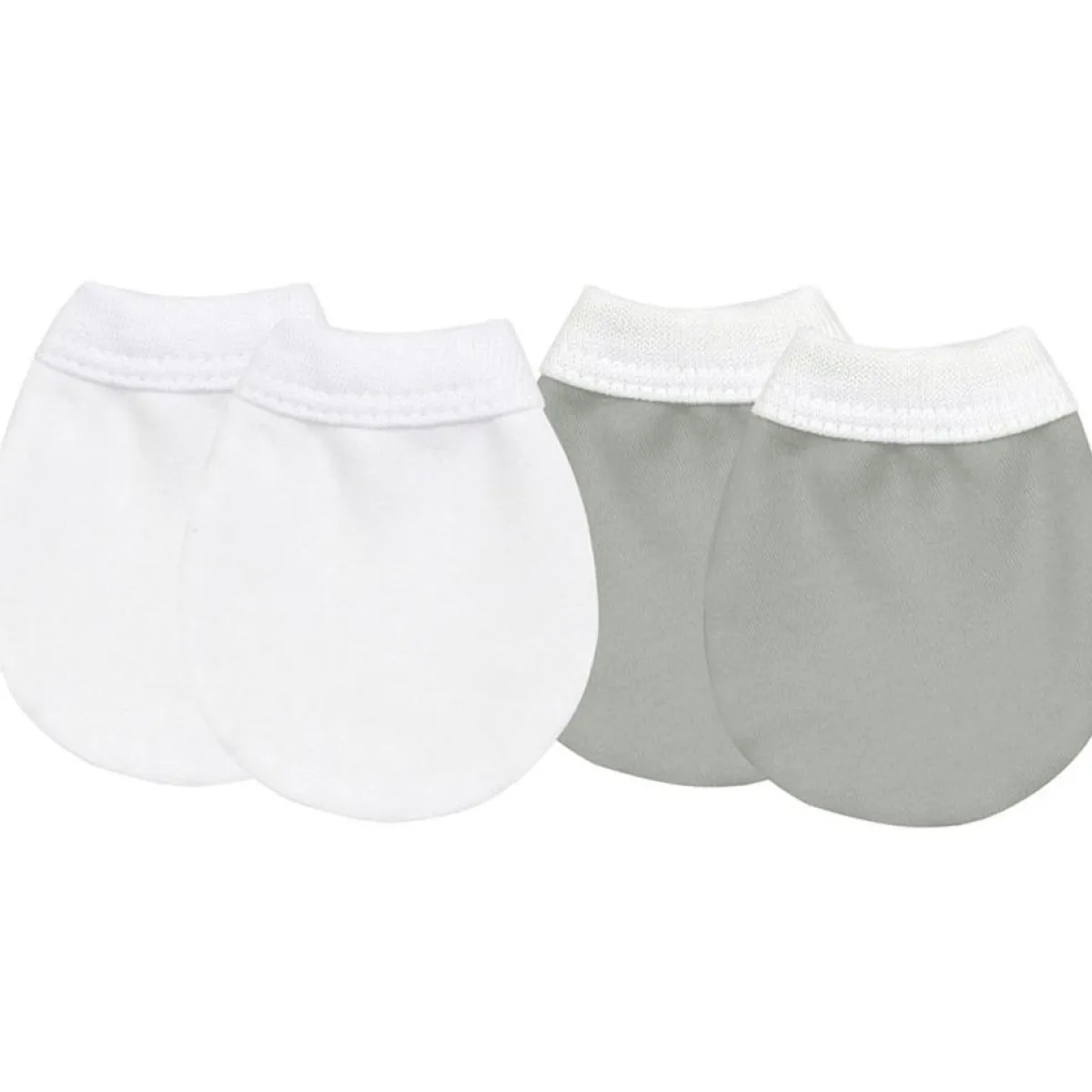 Infant Scratch Mitts-Kushies Jersey No-Scratch Mitts (2 Pack)