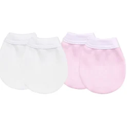 Infant Scratch Mitts-Kushies Jersey No-Scratch Mitts (2 Pack)