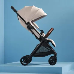 Travel Strollers-Silver Cross Jet 5 Stroller Almond