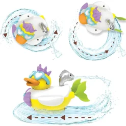 Bath Toys-Yookidoo Jet Duck Mermaid