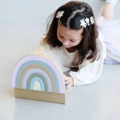 Hair Accessories|Decorative Objects-Mimi & Lula Jewellery Box Rainbow