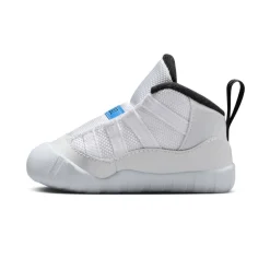Elastic/Bungee|Baby Sneakers-Nike Jordan 11 White/Legend Blue