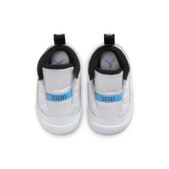 Elastic/Bungee|Baby Sneakers-Nike Jordan 11 White/Legend Blue