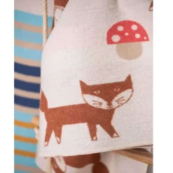 Blankets-David Fussenegger Juwel Fox & Mushrooms (90x70)