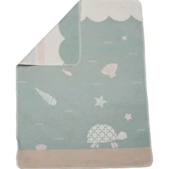Blankets-David Fussenegger Juwel Turtle (90x70cm) LIGHT GREEN