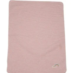 Blankets-David Fussenegger Juwel with Embroidery Stripes/Rainbow
