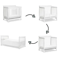 Mini Cribs-DaVinci Kalani 4-in-1 Convertible Mini Crib