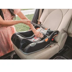 Car Seat Bases|Nfant Car Seats-Chicco KeyFit 30 ClearTex Infant Car Seat Pewter