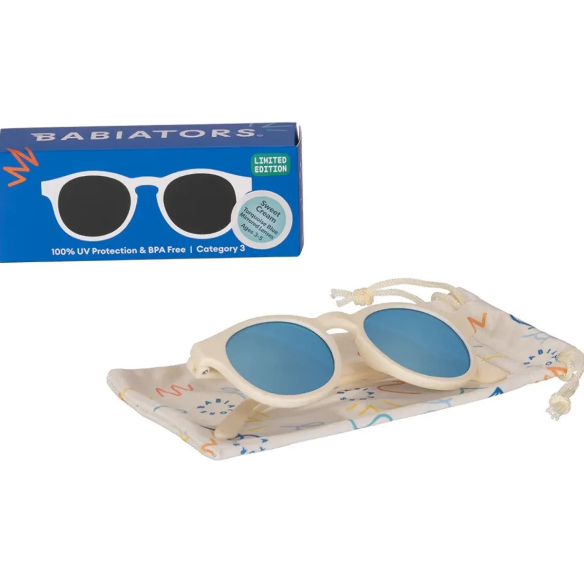 Sunglasses-Babiators Keyhole Mirrored Lens Sunglasses (Limited Edition)