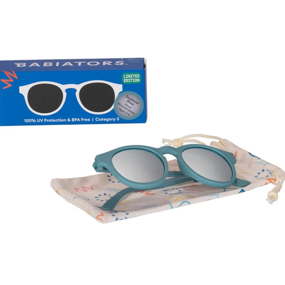 Sunglasses-Babiators Keyhole Mirrored Lens Sunglasses (Limited Edition)